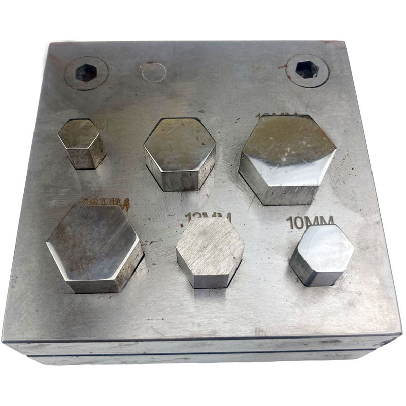 6 Pc. Hexagonal Disc Cutter - TJ-30843 - ToolUSA