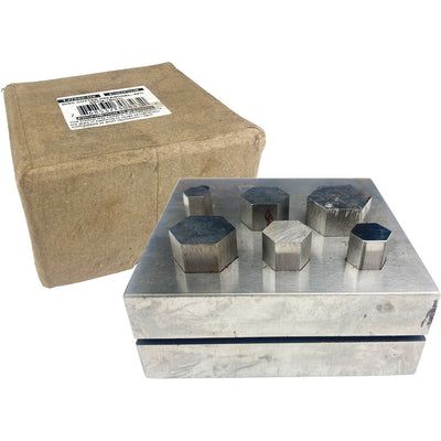 6 Pc. Hexagonal Disc Cutter - TJ-30843 - ToolUSA