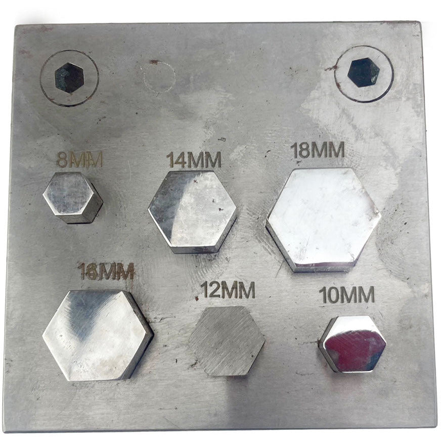6 Pc. Hexagonal Disc Cutter - TJ-30843 - ToolUSA