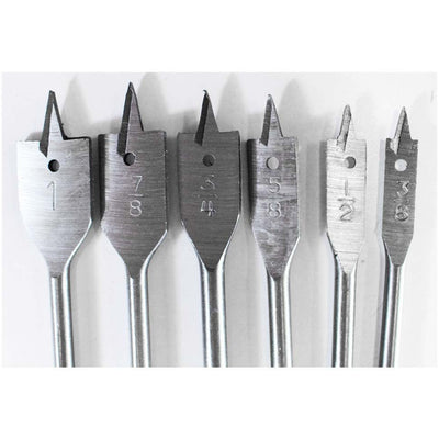 6 Pc Wood Drill Bits Set (Pack of: 1) - DRILL-05206 - ToolUSA