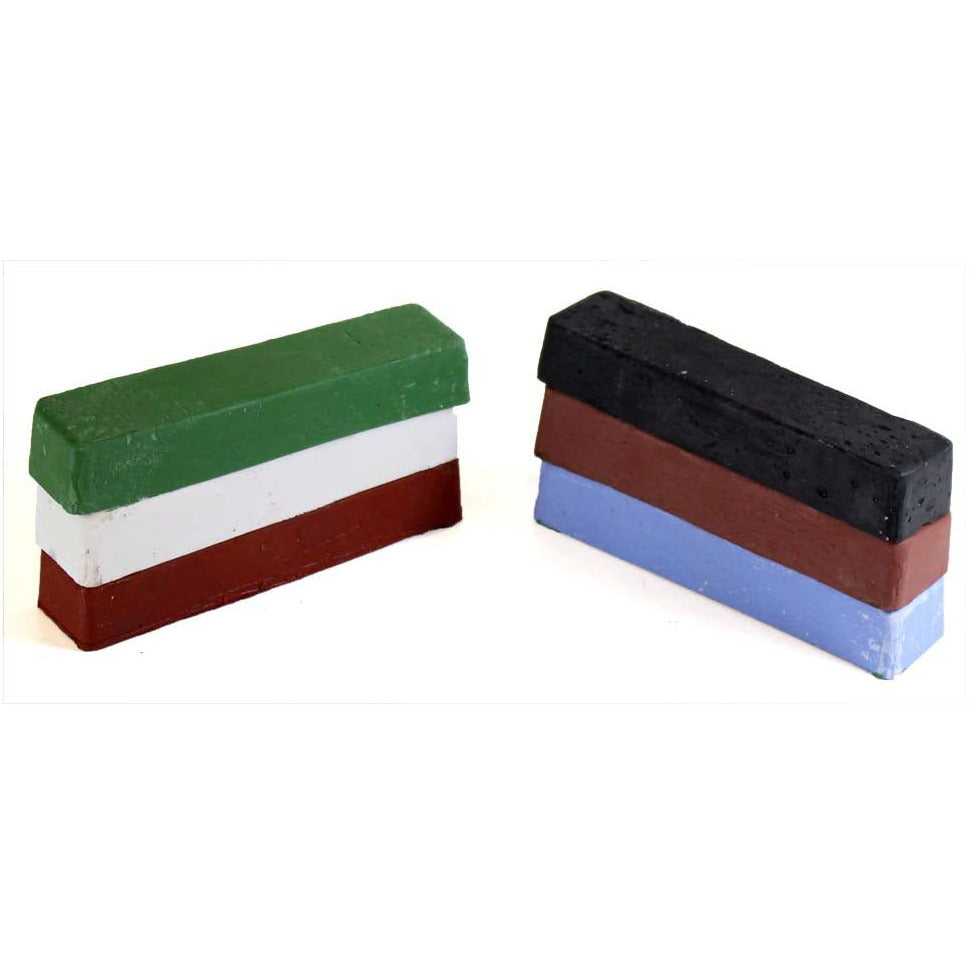 6 Piece 4 Ounce Polishing Compounds Set, 6 Colors - TJ-18332 – ToolUSA