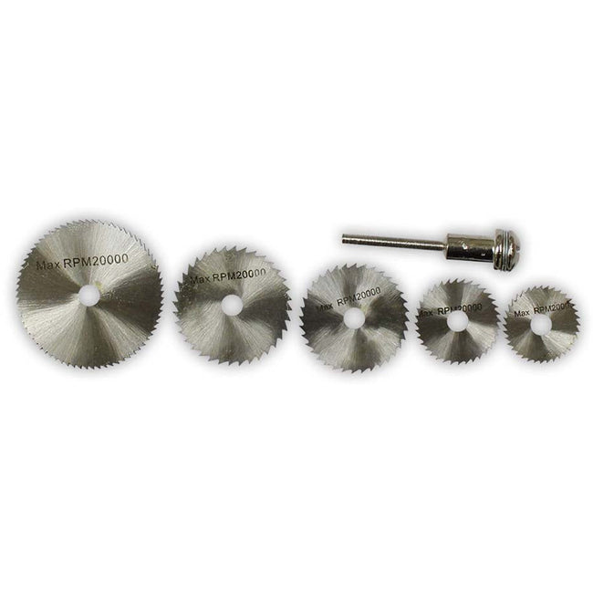 6 Piece High Speed Steel Saw Disc Set - TJ-17467 - ToolUSA