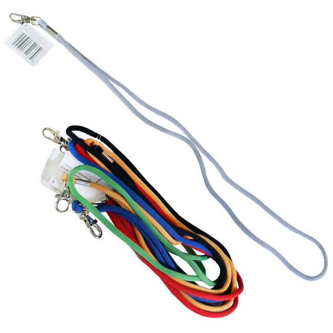 6 Piece Package Of 40 Inch Tube Type Neck Lanyards With Spring Action Clip - HI-712136 - ToolUSA