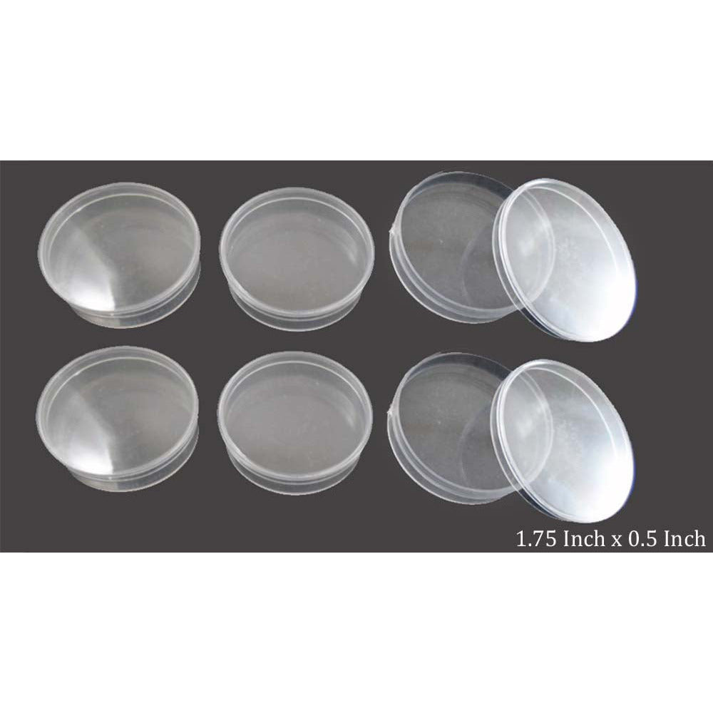 6 Piece Plastic Gem Jars (Pack of: 2) - TJ05-01324-Z02 - ToolUSA