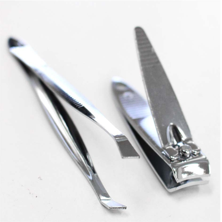 6 Piece Professional Style Nail & Facial Care Grooming Kit - B8-B84-007-YW - ToolUSA