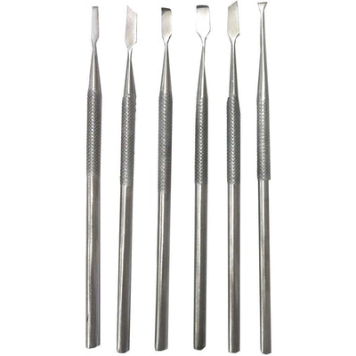 6 Piece Stainless Steel Chisels and Spatulas Set - S1-99280 - ToolUSA