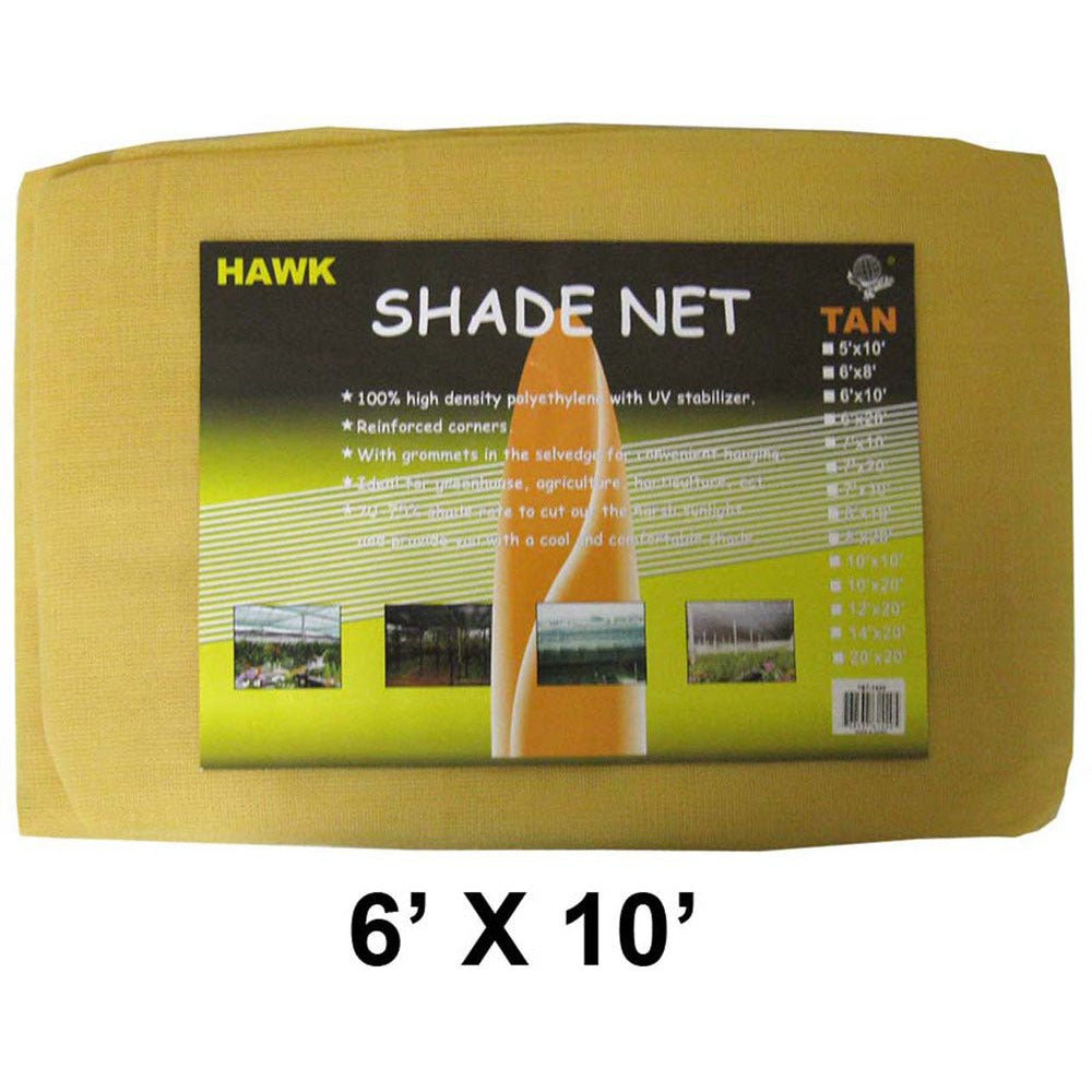 6' x 10' Tan Sunshade Net - TST-60610 - ToolUSA