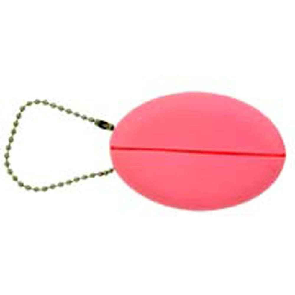 60 Piece Black Coin Holder Pouch on A Silver Bead Key Chain - TA-97201 - ToolUSA