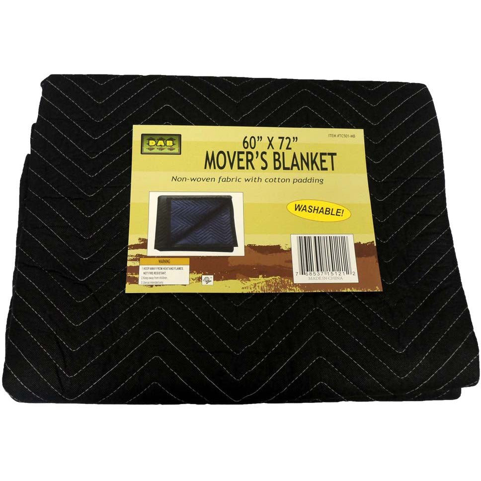 60" x 72" Padded and Quilted Professional Quality Moving Blanket To Protect Furniture & Valuables - CAM-15121 - ToolUSA
