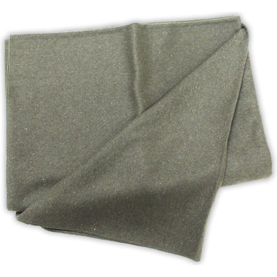 60" x 80" 70% Wool Synthetic Blend Olive Green Blanket - CAM-50121 - ToolUSA