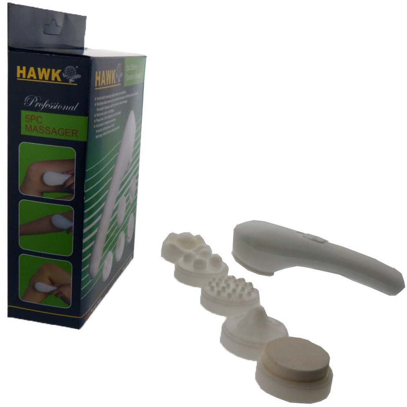 6.25" BATTERY OPERATED MASSAGER WITH 5 ATTACHMENTS - G-98054 - ToolUSA