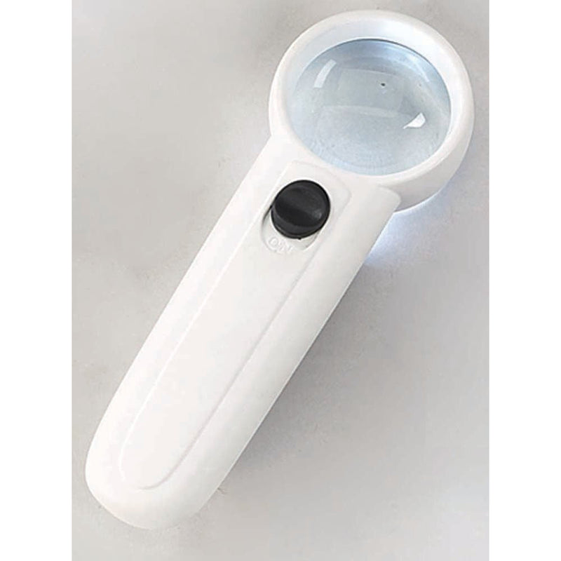 6x Hand-Held Magnifier, 2 LED Lights - CR-00843 - ToolUSA