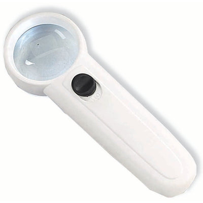 6x Hand-Held Magnifier, 2 LED Lights - CR-00843 - ToolUSA