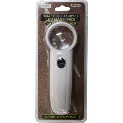 6x Hand-Held Magnifier, 2 LED Lights - CR-00843 - ToolUSA