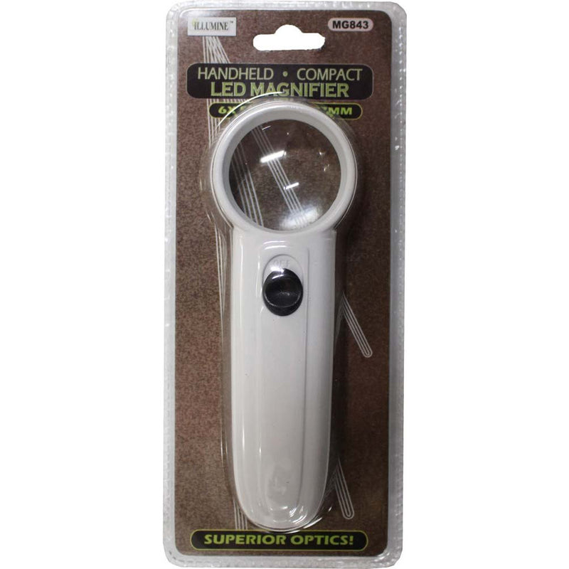 6x Hand-Held Magnifier, 2 LED Lights - CR-00843 - ToolUSA