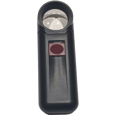 6x Illuminated Handheld Magnifier - 1-1/4 Inch Diameter Lens - MG-17557 - ToolUSA