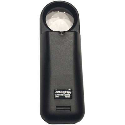 6x Illuminated Handheld Magnifier - 1-1/4 Inch Diameter Lens - MG-17557 - ToolUSA