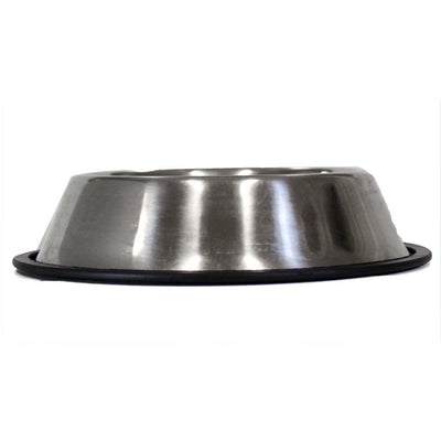 7 Inch Diameter Stainless Steel Pet Dish For Food Or Water - U-89010 - ToolUSA