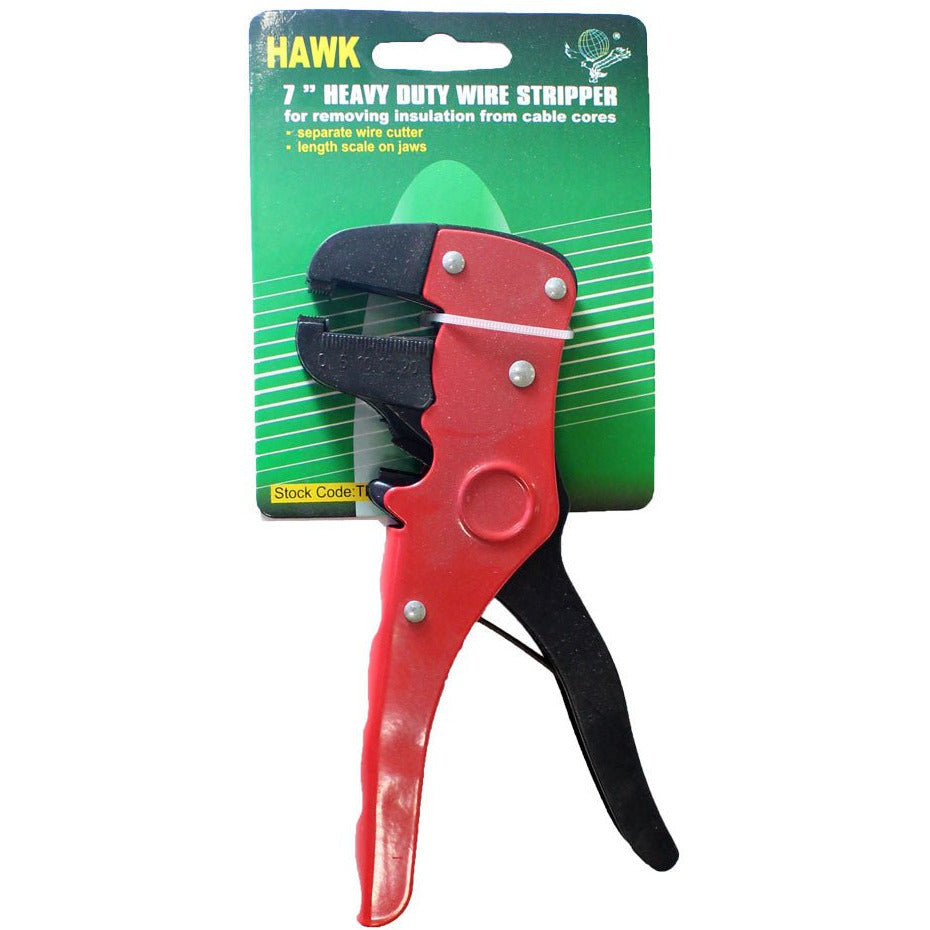 7 Inch Heavy Duty Wire Stripper With High Carbon, Heat Treated Blades - TP-14200 - ToolUSA