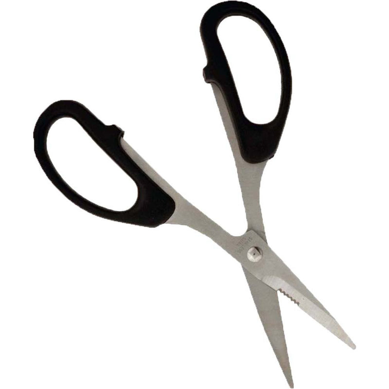 7 Inch Industrial Scissors with Black Plastic Oversized Handles - SC-93700 - ToolUSA