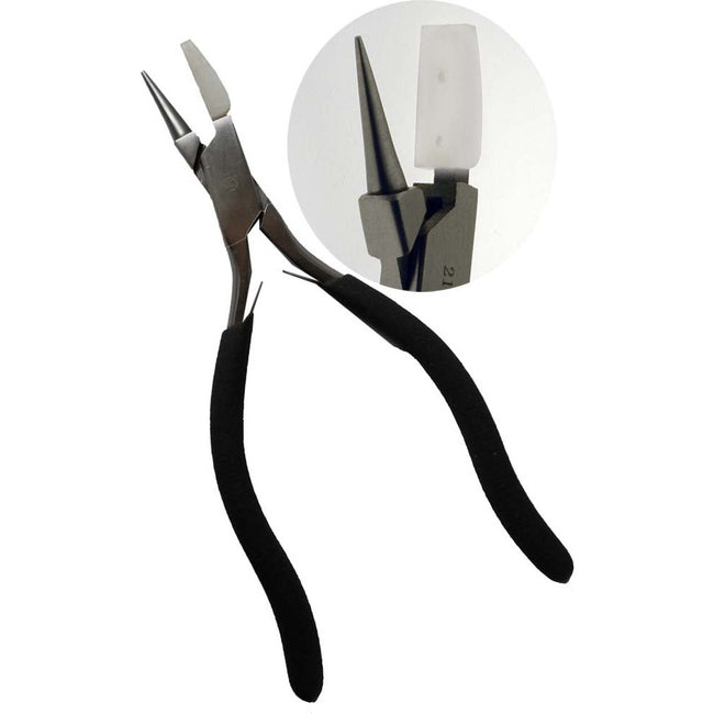 7 Inch Round Nylon Flat Jaw Combination Pliers - S89-98982 - ToolUSA