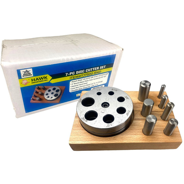 7 Pc Disc Cutter Set - TJ-29362 - ToolUSA