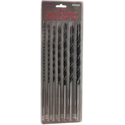 7 Piece 12" Brad Point Hole Drills Set - 1/8" Up To 7/16" - TZ02-95007 - ToolUSA