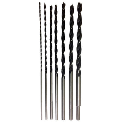 7 Piece 12" Brad Point Hole Drills Set - 1/8" Up To 7/16" - TZ02-95007 - ToolUSA