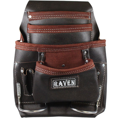 7 Pocket Black Premium Tool Pouch - AA-97111 - ToolUSA