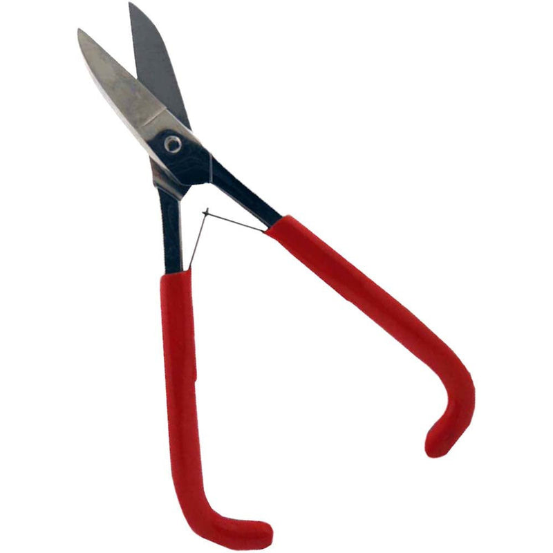 7" Stainless Steel Jeweler's Snip - Red Coated Handle - S8970-PAK - ToolUSA