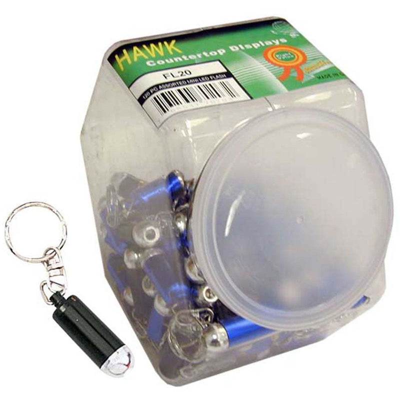 72 Pc. Mini Key Chain Light with LED Bulbs - FL20-J72 - ToolUSA