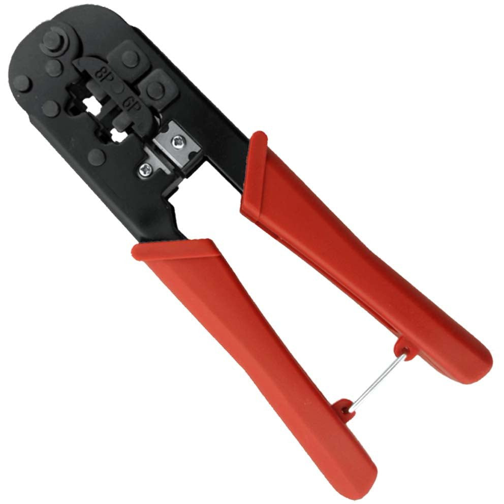 7.5 Inch Crimper, Stripper, and Cutter Pliers for Modular Plug - TP-02768 - ToolUSA