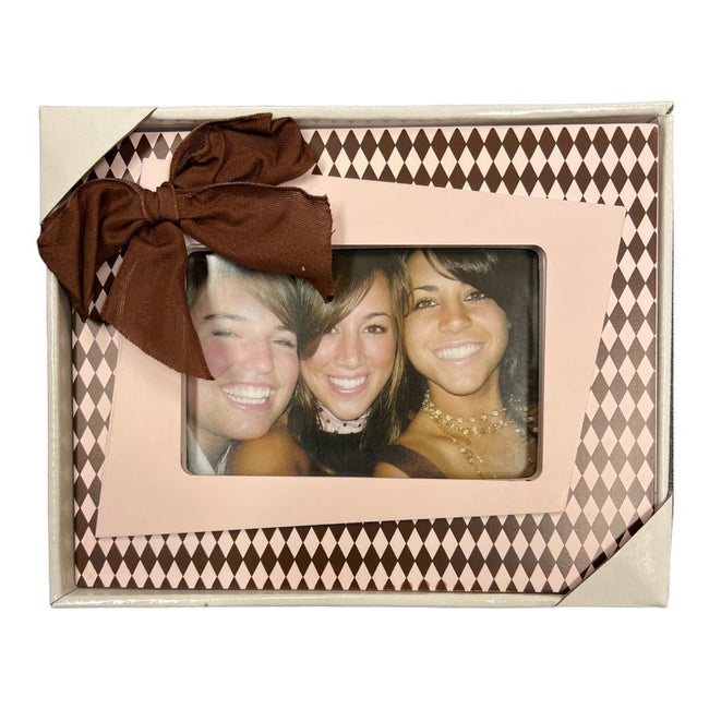 7x9 Inch Brown Pattern Picture Frame, Decorative Design - HH-WF-10442 - ToolUSA