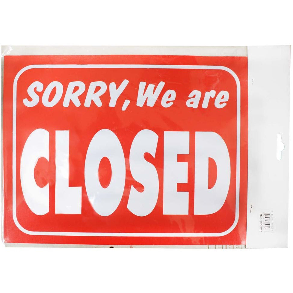 8-1/2 X 11 Inch Open And Closed Sign For Shop Or Restaurant Window (Pa ...