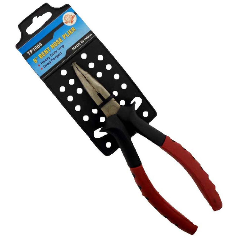 8" Drop Forged Steel Bent Nose Pliers (Pack of: 2) - TP-01004-Z02 - ToolUSA