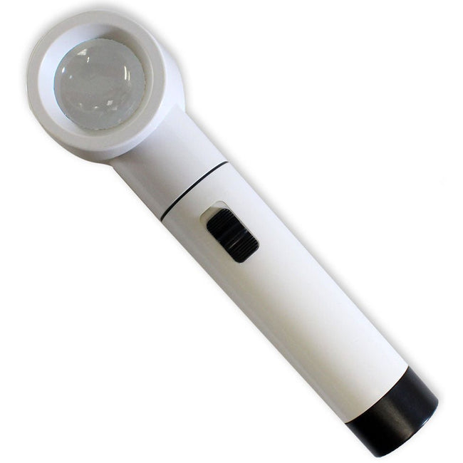 8 Inch Illuminated Magnifier 10X Power - MG-02711 - ToolUSA