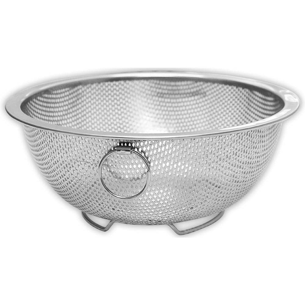8 Inch Perforated Metal Colander and Strainer - U-73318 - ToolUSA