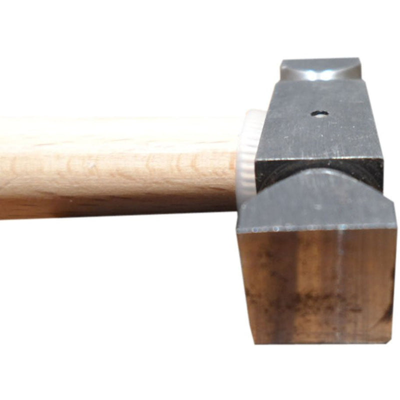 8 Inch Square Head Carbon Steel Hammer with Wooden Handle - PH-18414 - ToolUSA