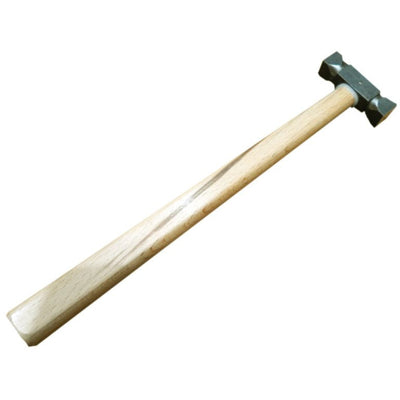 8 Inch Square Head Carbon Steel Hammer with Wooden Handle - PH-18414 - ToolUSA