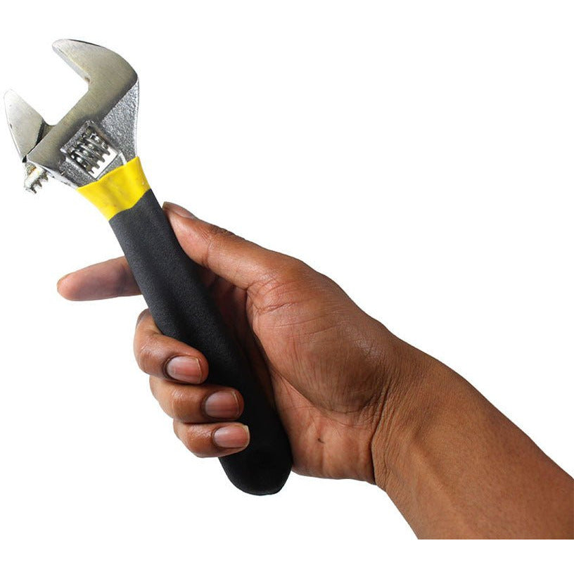 8 Inch Steel Chrome Plated Adjustable Wrench - TP3008P - ToolUSA