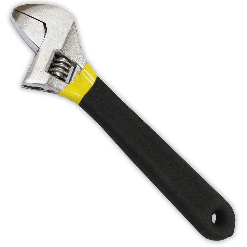 8 Inch Steel Chrome Plated Adjustable Wrench - TP3008P - ToolUSA