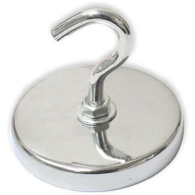8 Lb Pull Hook, 2" Magnet (Pack of: 4) - MC-00208-Z04 - ToolUSA