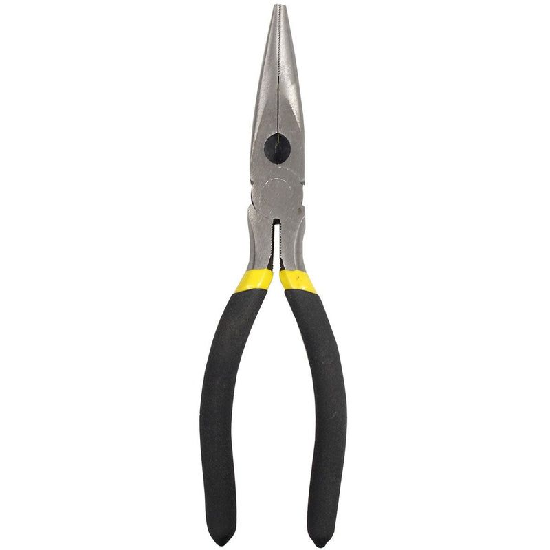 8" LONG NOSE PLIERS WITH SATIN FINISH - TP-31002 - ToolUSA