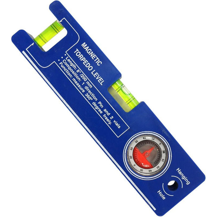 8" MAGNETIC TORPEDO LEVEL - TZ-07205 - ToolUSA