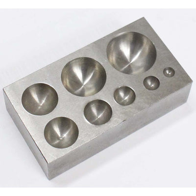 8 Piece Dapping Punch and Block Set - TJ-29870 - ToolUSA