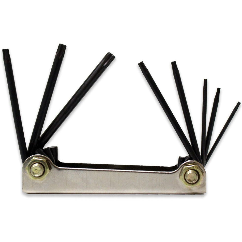 8 Piece Folding Hex Key Set (Pack of: 2) - TP-95908-Z02 - ToolUSA