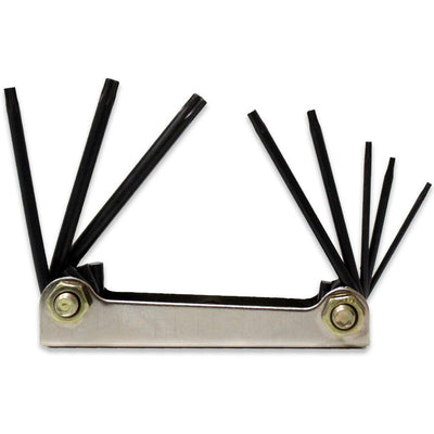 8 Piece Folding Hex Key Set (Pack of: 2) - TP-95908-Z02 - ToolUSA