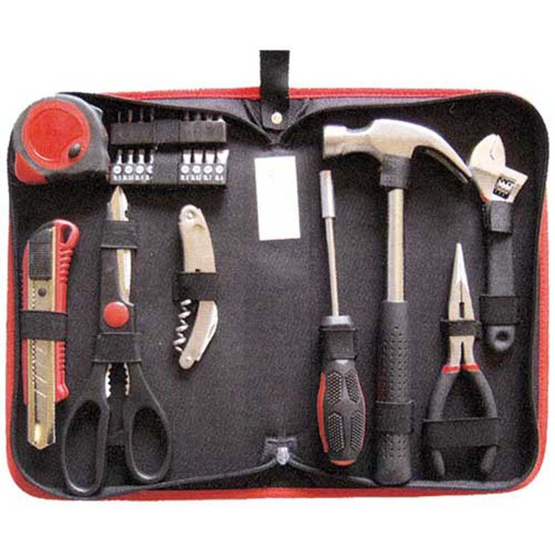 8 Piece Handyman Essential Tools Kit In Zipper Case - VP-05091 - ToolUSA