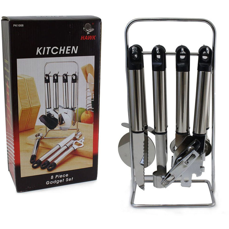 8 Piece Stainless Steel Kitchen Utensils Set - U-71008 - ToolUSA