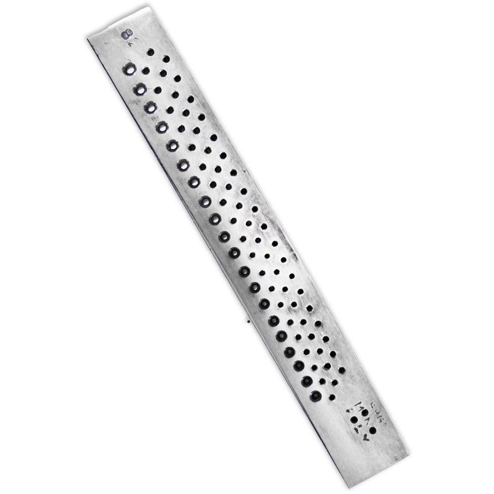8" WIRE DRAW PLATE WITH 60-ROUND HOLES - TJ01-01900 - ToolUSA